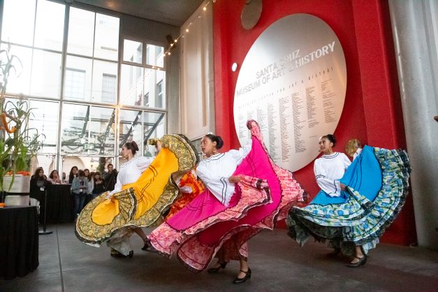 Dancers from Senderos, an arts education and community organization. Photo: Crystal Birns.